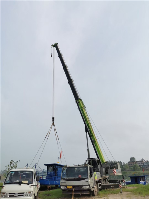 闽侯县桥梁建设吊装案例